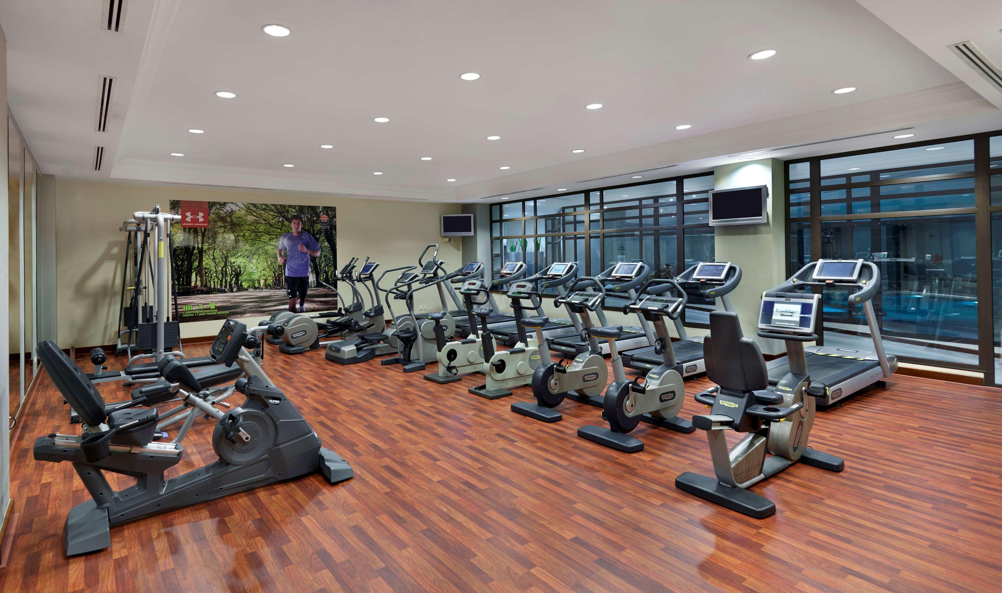 ไฮแอท รีเจนซี เทสซาโลนิกี Hotel เทสซาโลนิกิ ภายนอก รูปภาพ The gym at the InterContinental