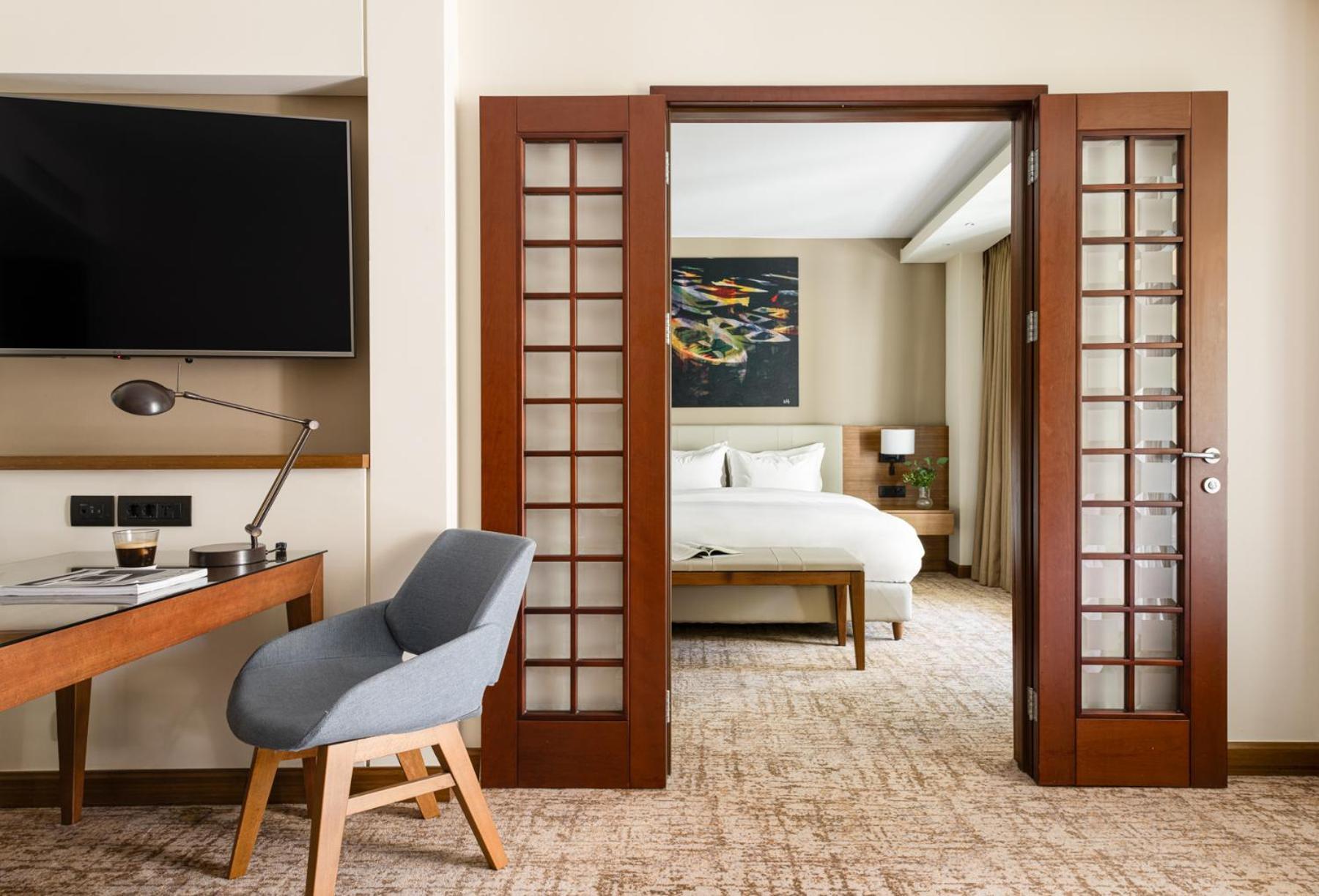 ไฮแอท รีเจนซี เทสซาโลนิกี Hotel เทสซาโลนิกิ ภายนอก รูปภาพ A suite at the hotel